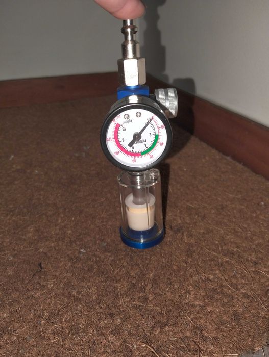 Filtro regulador de ar de pistola