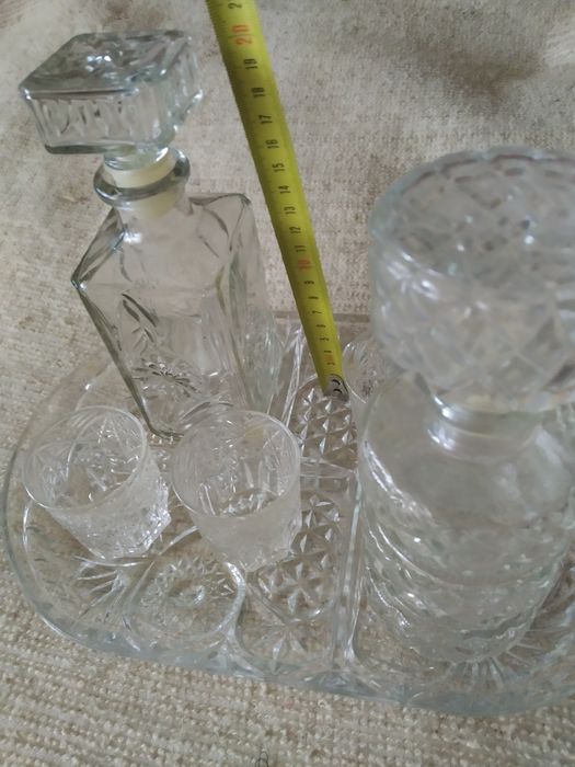 Барный набор для дегустации виски. Хрусталь. 7 предметов.