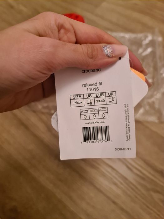 NOWE Crocs crocband relaxed fit 39-40 (realnie 38 - 24.5 cm wkładka)