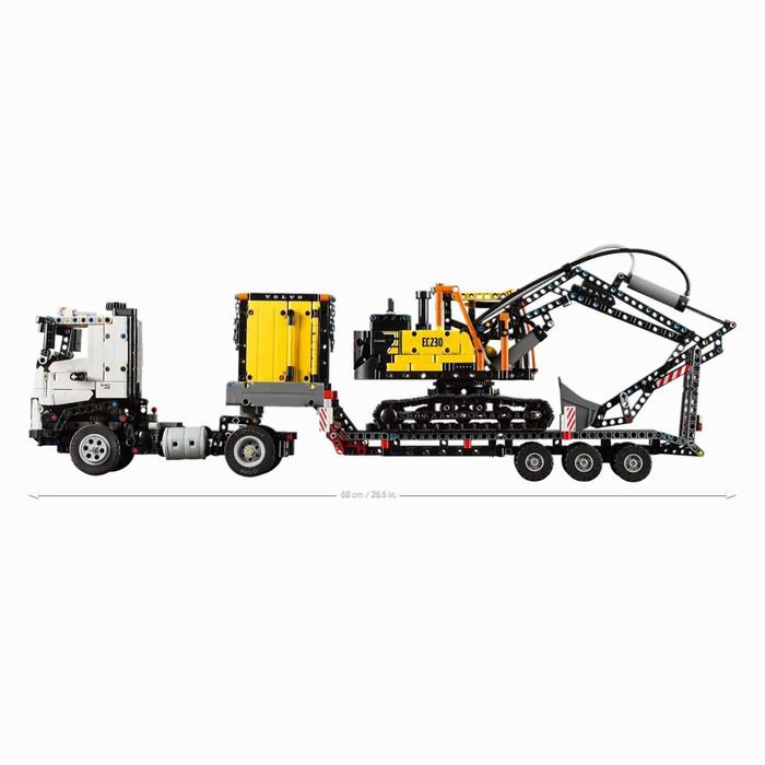 Lego Technic 42175 - Camião Volvo FMX e Escavadora Elétrica EC230