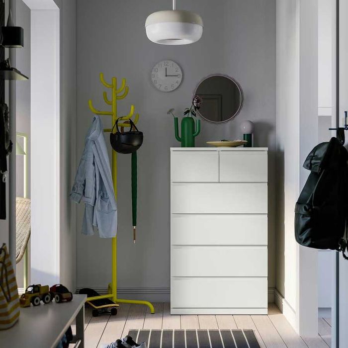 Kredens STORKLINTA Komoda, 6 szuflad 70x50x120 Malm Nowa w kartonach Okazja