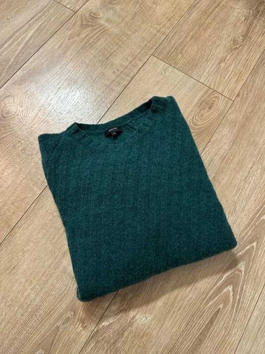 Wełniany zielony sweter Solar