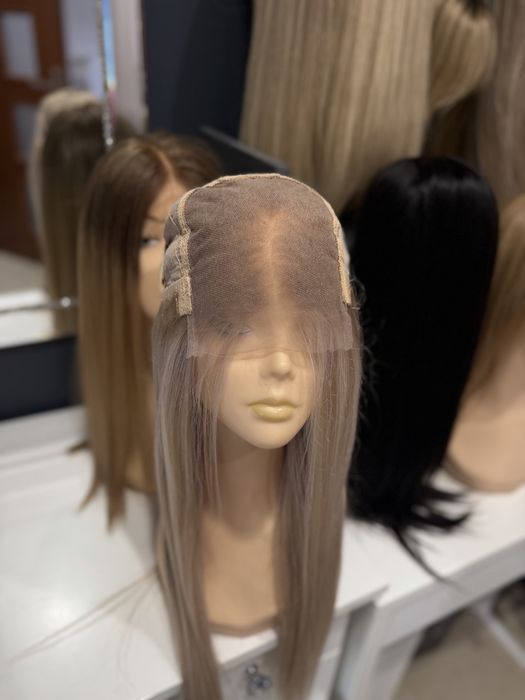 Peruka z wlosow naturalnych  luksusowy blond