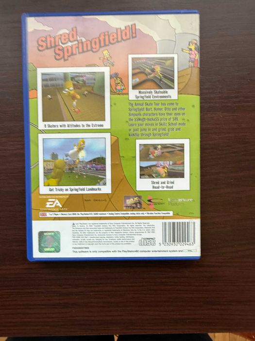 the simpsons skateboarding ps2