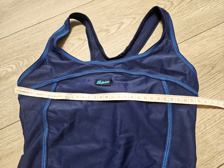 Granatowy sportowy damski strój kąpielowy