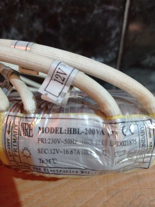 Трансформаторы тороидальные 220-12-17 А.220-11.8В