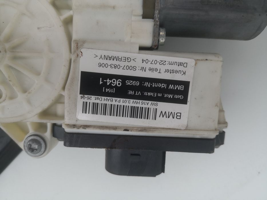 Mechanizm opuszczania szyby BMW X3 e83 prawy przedni przód