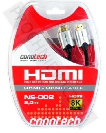 Kabel Conotech NS-002 8K Ultra HD HDMI-HDMI 2m