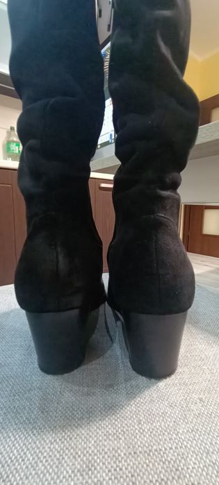 Buty kozaki  Vinceza skóra  ekologiczna zamszowar.40