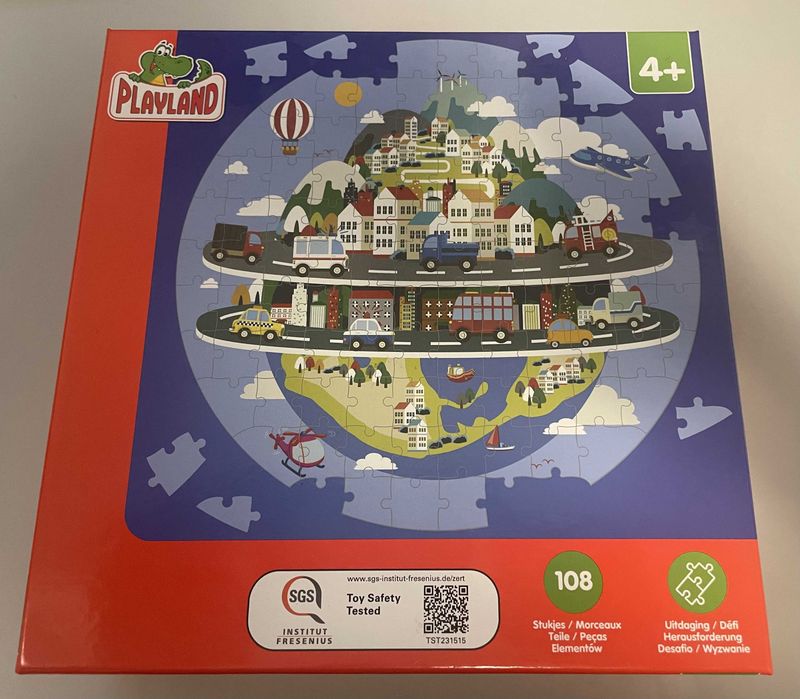 Puzzle Playland 108 elementów