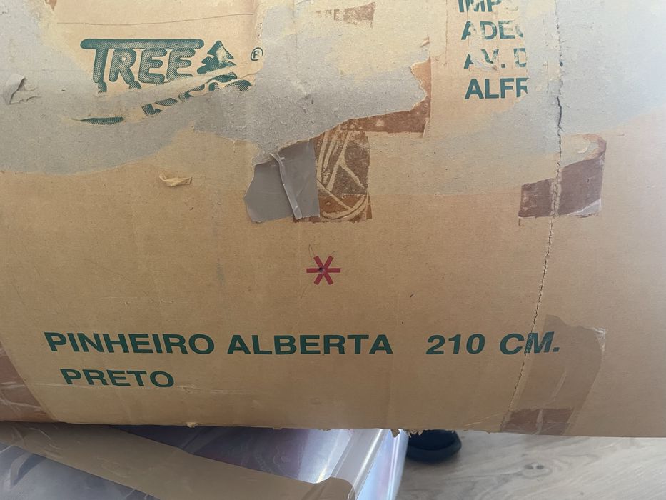 Árvore Natal preta 2,10m
