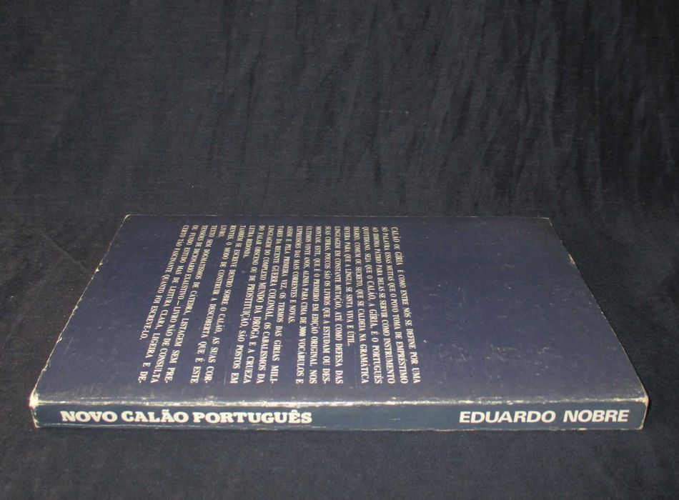 Livro Novo Calão Português Eduardo Nobre