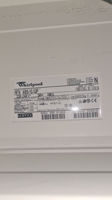 Arca congeladora vertical