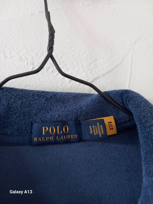 Ralph Lauren welurowy sweterek damski S