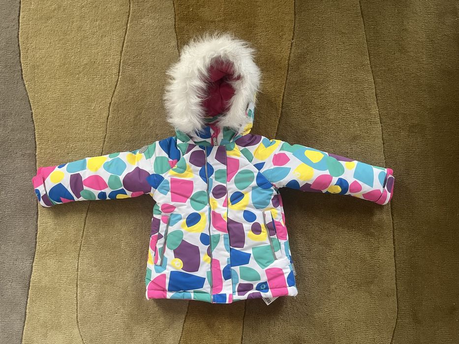 Kurtka narciarska Lemon z polarową podszewką i powłoką DWR