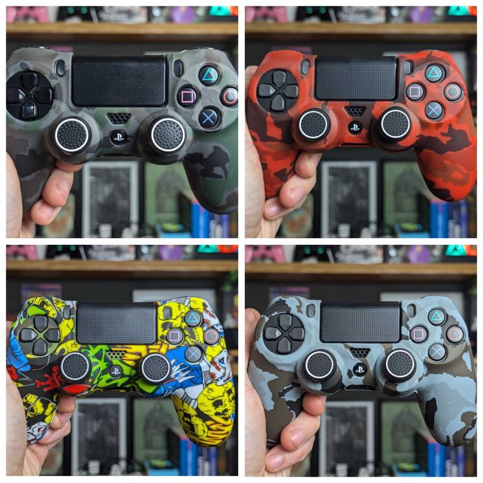 DualShock 4 PS4 - Набір 2в1 — чохол, накладки на джойстики PlayStation