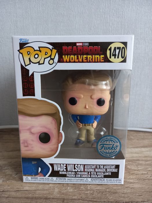 POP! Funko Deadpool & Wolverine (2024) - Wade Wilson Assistant To The Assistant #1470 - Figura In Vinile - 2