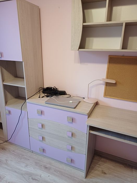 Zestaw mebli dla dziewczynki Meble 7 elementów