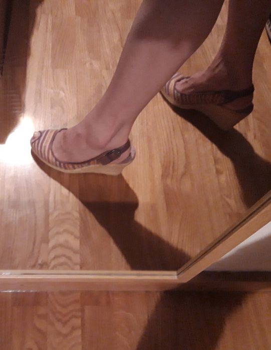 Sandálias de Verão 39 (ZARA) de tons roxos - como NOVAS!