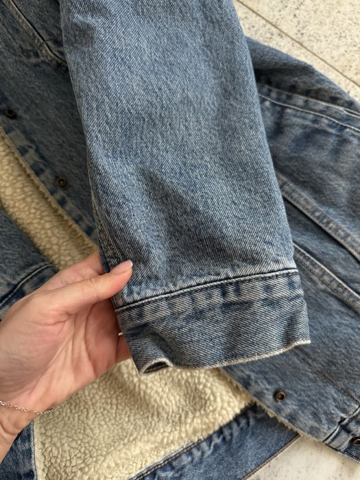 Жіноча подовжена джинсова куртка Levi’s з утепленням