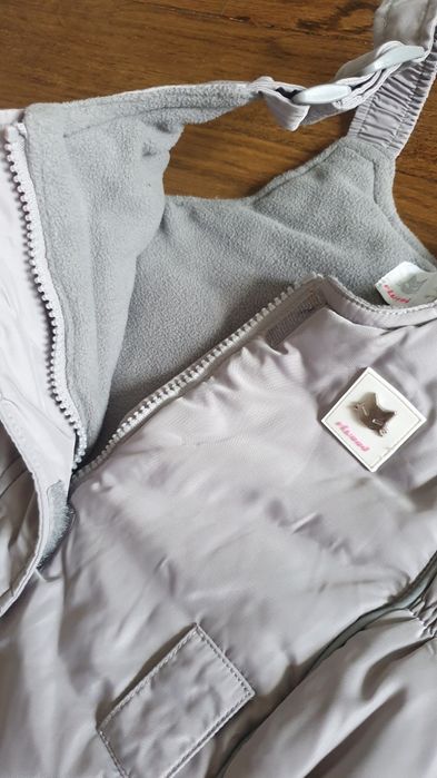 дитячий зимовий комбінезон полукомбінезон  лижні штани на підтяжках