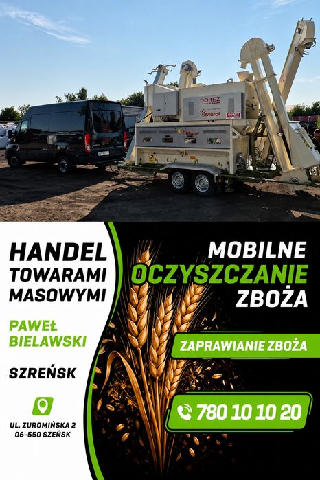Czyszczenie zboża zaprawianie zboża