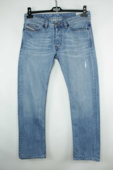 Щільні вінтажні джинси прямого крою Diesel Viker Straight Fit Blue Denim Jeans Розмір W32/L32