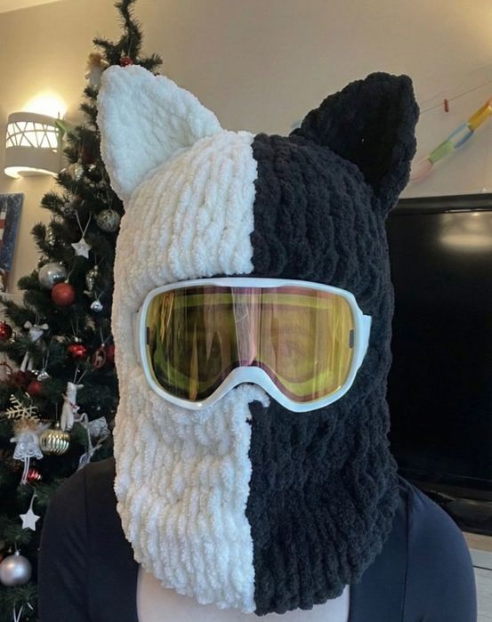 Kominiarka na kask, balaclava królik, żabka, korek, miś