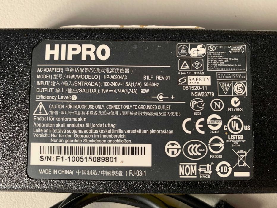 AC Adapter HP-A0904A364751554304514121