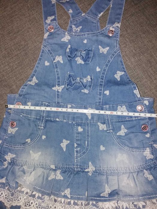Джинсовий сарафан на дівчинку 30м.(2-3роки)