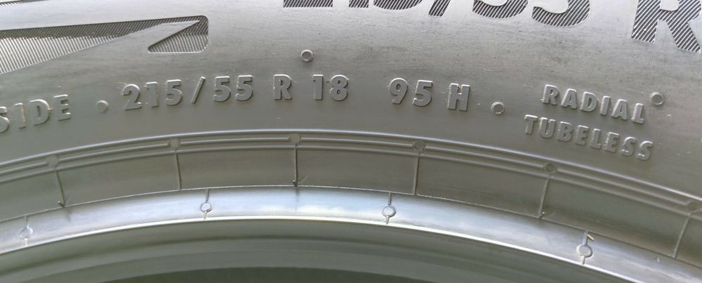 2x 215/55R18 Continental EcoContact 6Q 2025r A/B/71dB 3 lata gwar.