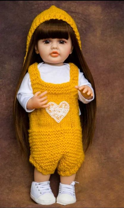 8)Кукла Реборн очаровательная Принцесса  55сМ. Премиум класса