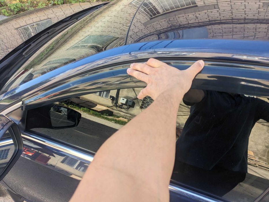 Дефлектори вікон вітровики VW Passat B7 8 USA Пассат ЮСА ветровики