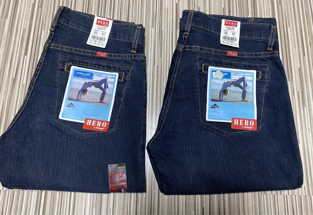Spodnie damskie jeans 32/33 pas 81 cm komplet 2 pary Wrangler nowe