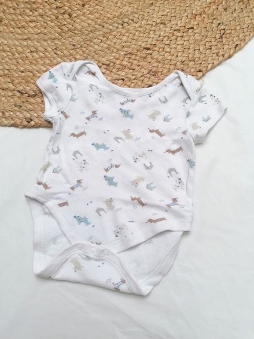 Body Branco com Cãezinhos