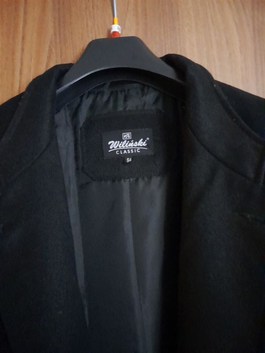 Płaszcz męski czarny