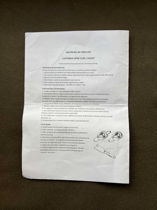 Lokówka obrotowa ceramiczna SPIN & CURL