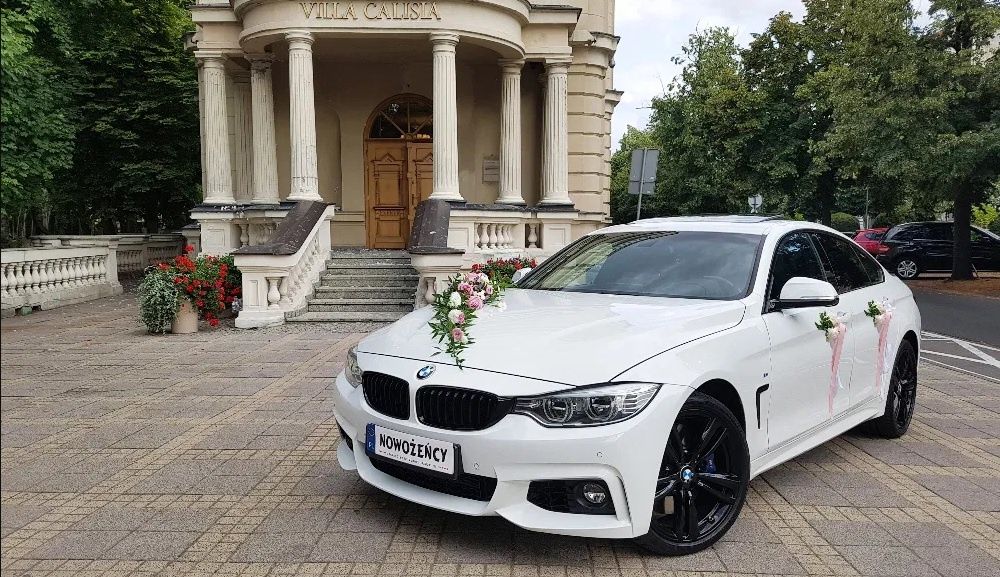 Samochód do ślubu BMW seria 4 Gran Coupe wesele Tanio