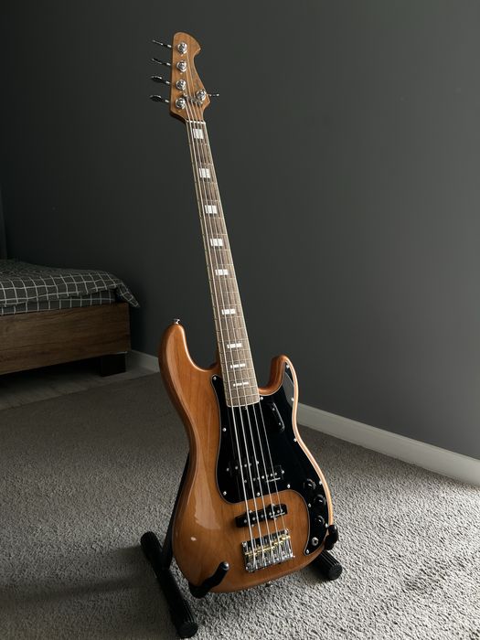 Бас гітара Harley Benton MV-5PJ Natural