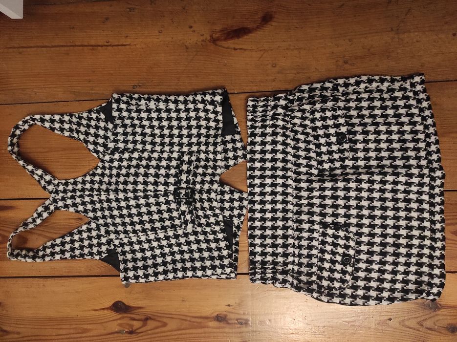 Komplet spódnica i kamizelka