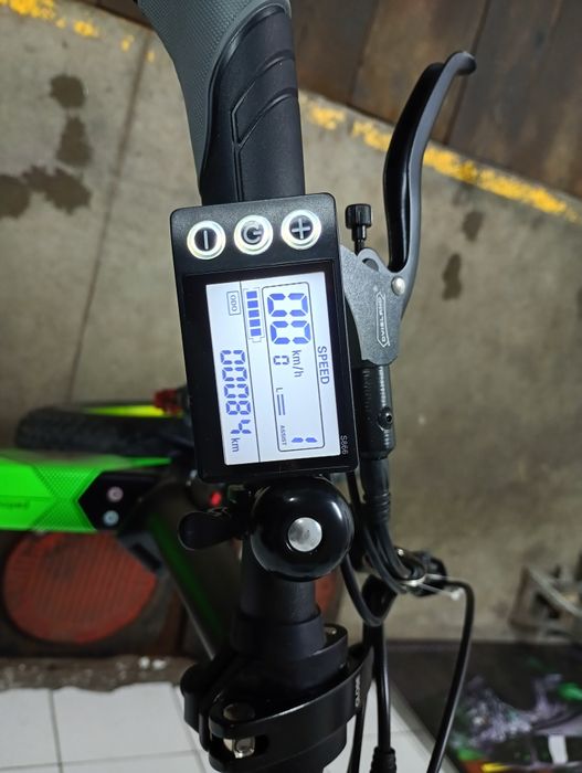 lankeleisi x2000 plus black green rower elektryczny 45km/h