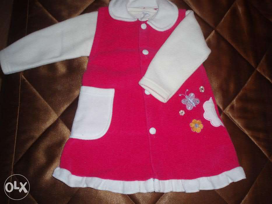 Симпатичний теплий комплект дівчинці 3 років