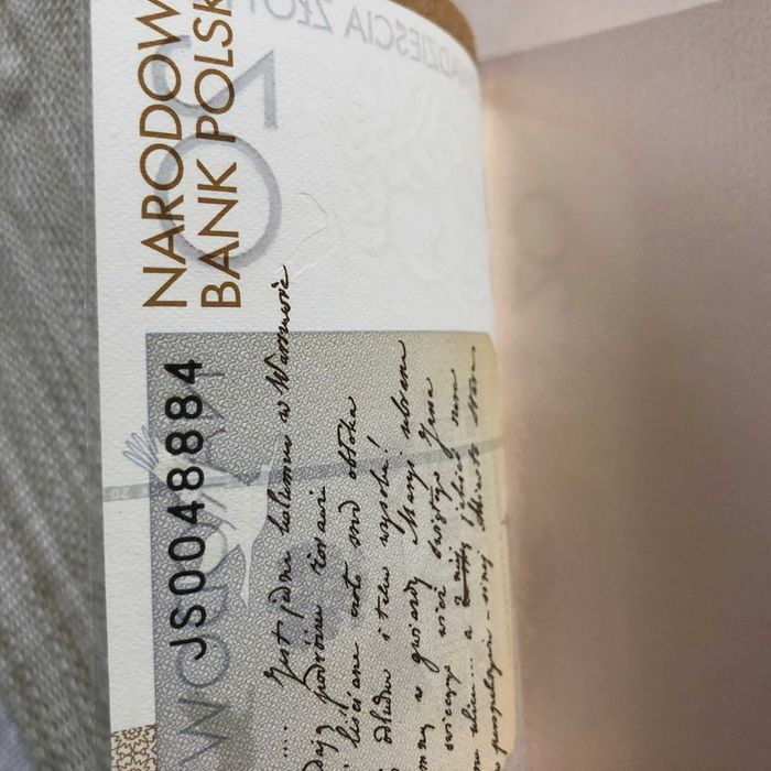 Banknot kolekcjonerski Juliusz Słowacki 20 zł RADAR