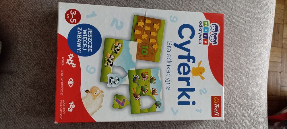 Gra edukacyjna cyferki 3+