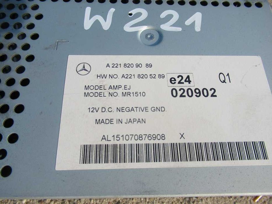 mercedes W221 wzmacniacz audio SPRAWDZONY