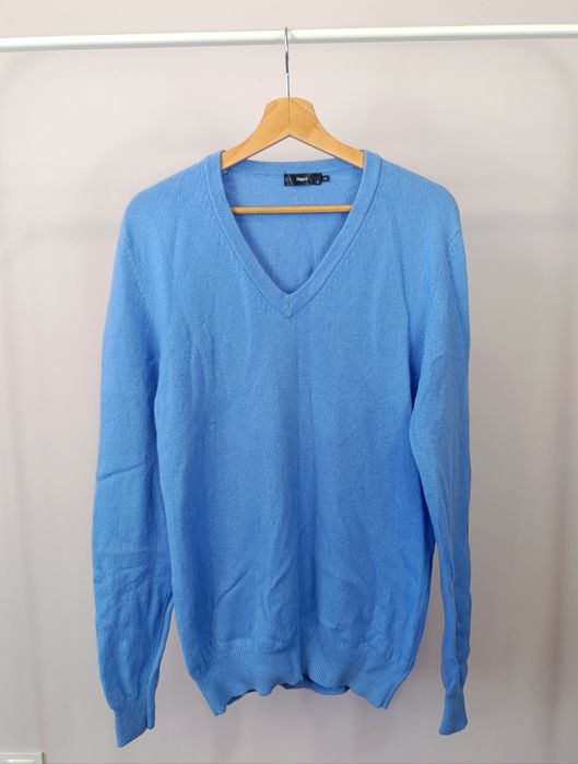 Męski sweter Flippa K wełna jagnięca lambswool r.M ciepły