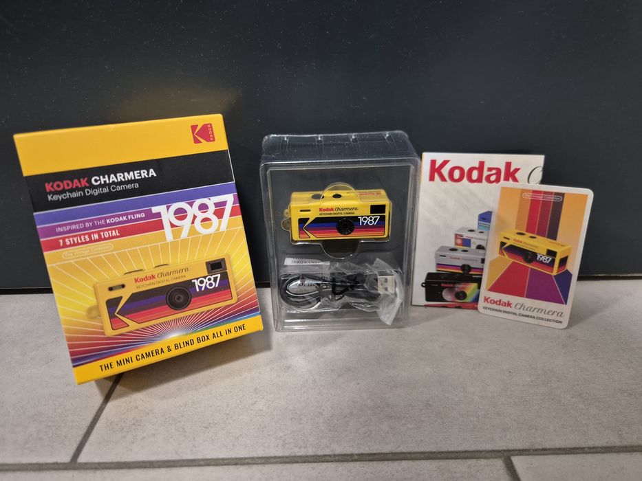 NOWY aparat cyfrowy Kodak Charmera Keychain Digital Camera Type 01 (żółty)