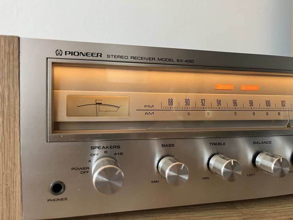 Pioneer sx450, amplituner vintage, klasyk hifi