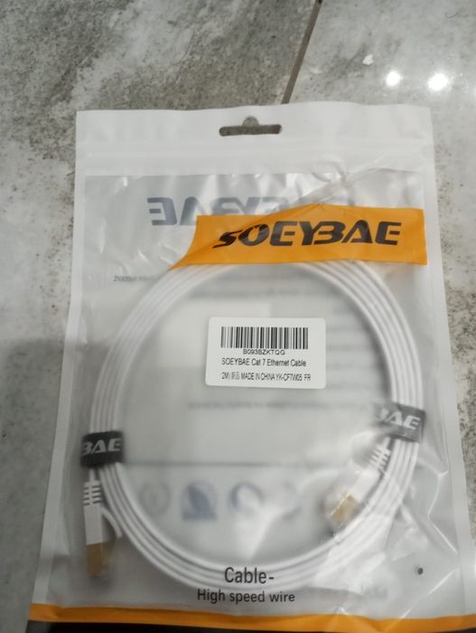Kabel Przewód Sieciowy Płaski LAN Ethernet