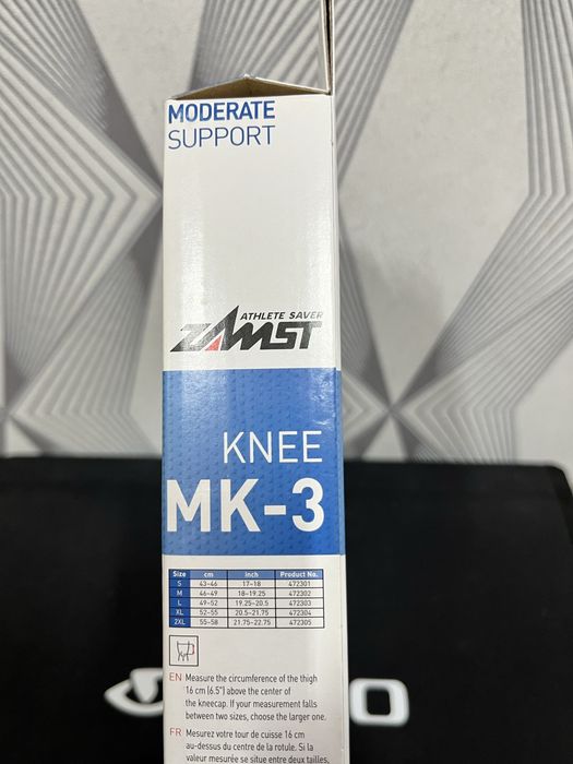 Zamst mk 3 stabilizator kolana rzepki stawu kolanowego S